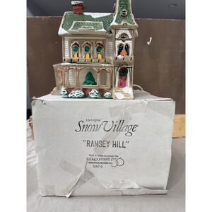Dept. 56 Original Snow Village Christmas Village Ramsey Hill 1986